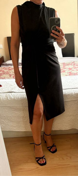 Vestido negro Zara - Talla M