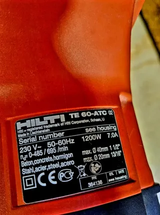 Martillo demoledor Hilti TE 60-ATC AVR