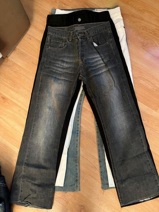 Lote 8 vaqueros | varios colores y varias marcas 