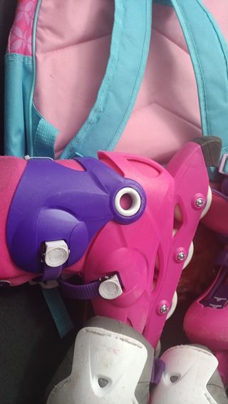 Patines Oxelo + Mochila Shimmer 
