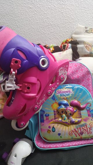 Patines Oxelo + Mochila Shimmer 
