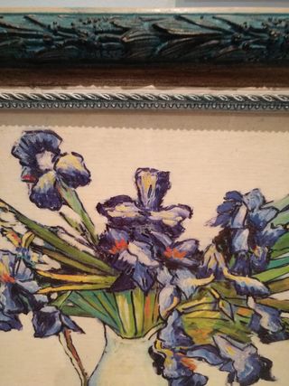 Cuadro réplica del óleo Iris de Van Gogh