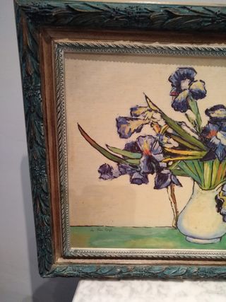 Cuadro réplica del óleo Iris de Van Gogh