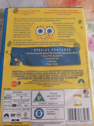 DVD La película de Bob Esponja