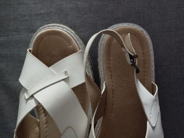 Sandalias Nicewalk blancas 39 Originales.