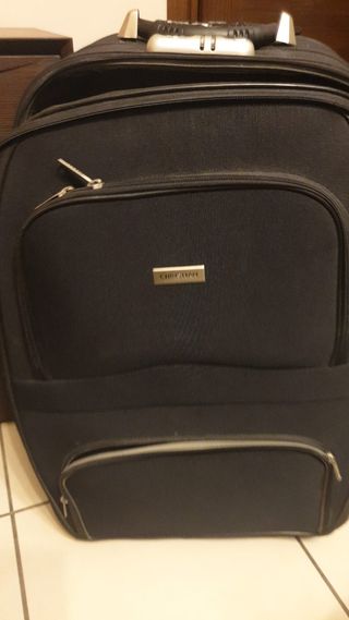 Trolley blu misura- grande (ruote da sistemare)