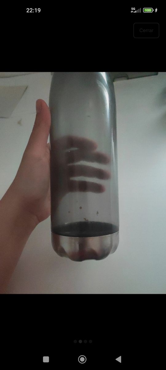 Botella agua - Gris oscuro