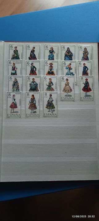 Sellos Trajes Regionales España