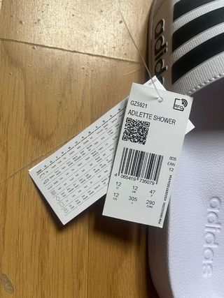 Chanclas Adidas - Blancas