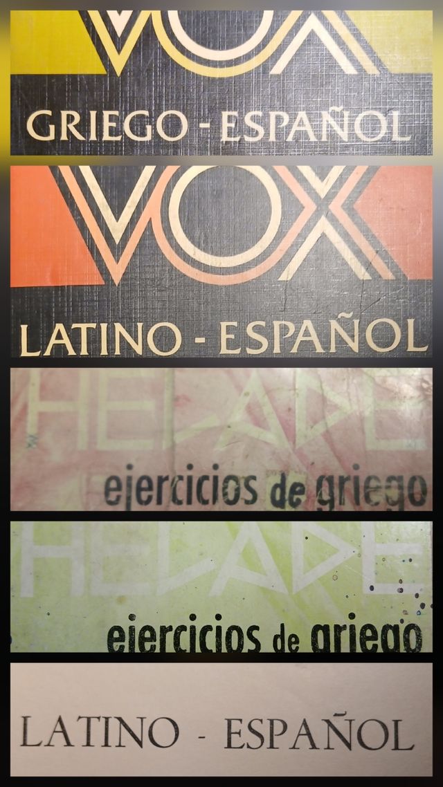 GRIEGO/LATIN DICCIONARIO, GRAMÁTICA, EJERCICIOS