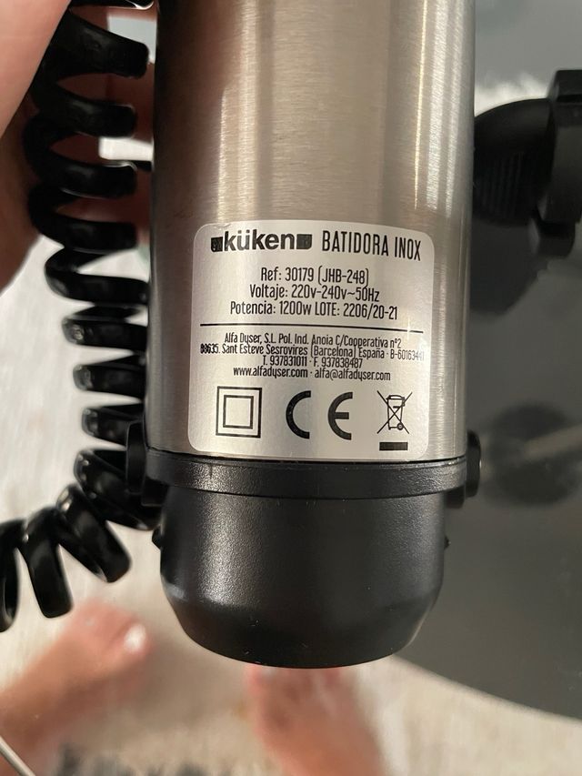 Batidora Brazo Küken 1200W Inox