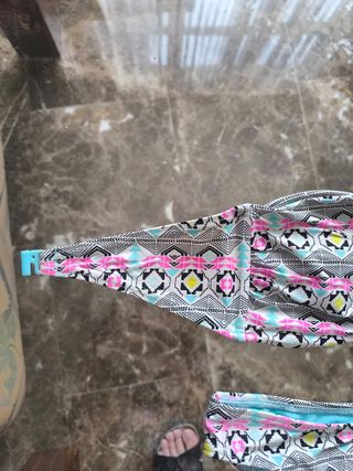 Bikini multicolor - Baño turquesa