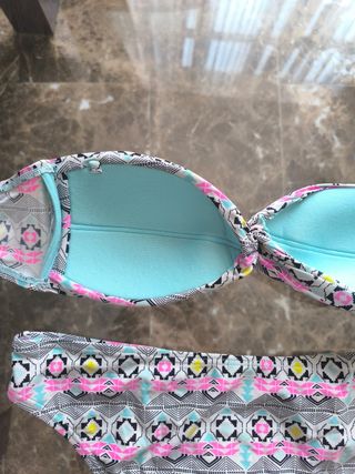 Bikini multicolor - Baño turquesa
