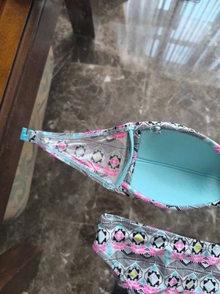 Bikini multicolor - Baño turquesa