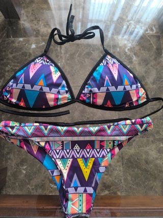 Bikini Triángulo multicolor