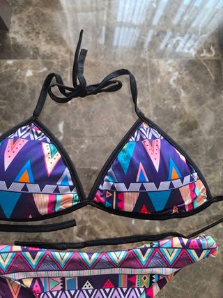 Bikini Triángulo multicolor