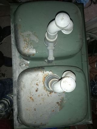 Lavabos cocina acero - 2 unidades