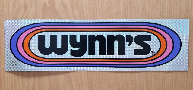 Pegatina retro Wynn's