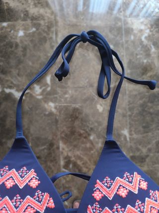 Bikini Triángulo Azul Marino