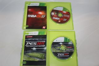 LOTE XBOX 360: NBA 2K17 + PES 2011