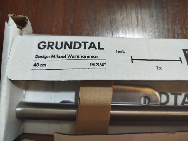 Toallero doble GRUNDTAL Ikea - Metal