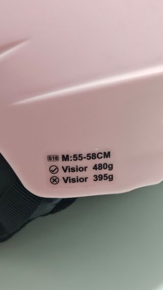 Casco Esquí Rosa - Talla M 55-58Cm