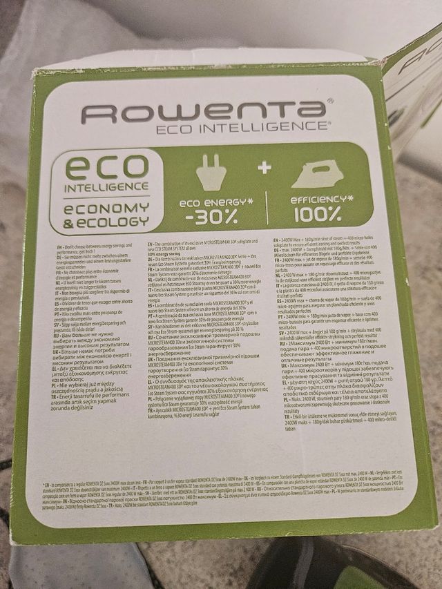 Ferro Rowenta Eco Intelligence 2400W