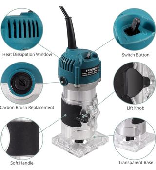 Fresadora 800W - Rebajadora Eléctrica