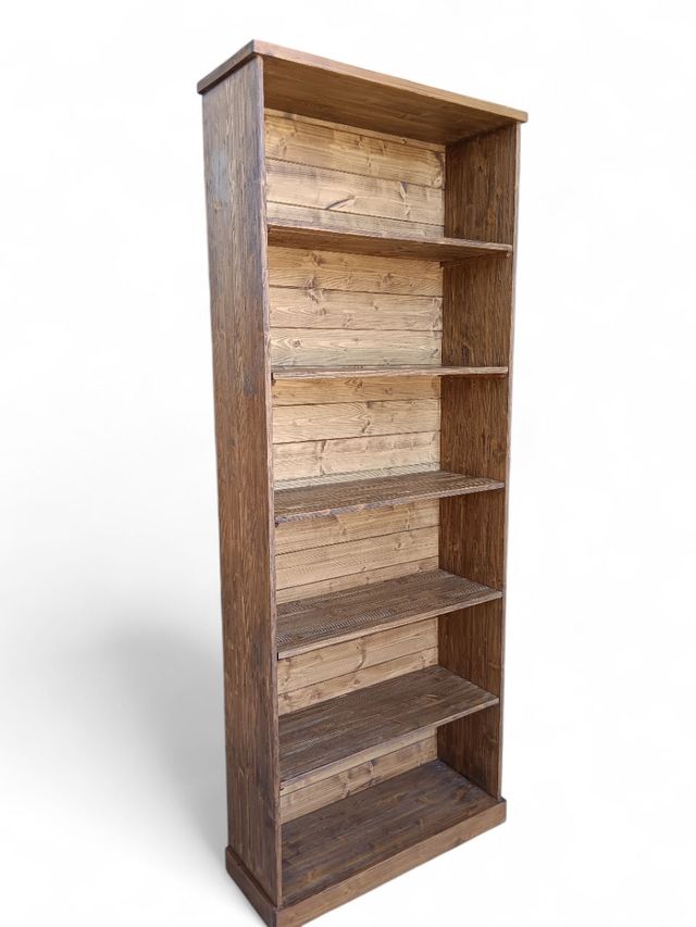 Libreria legno rustica