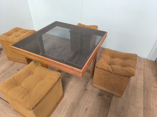 MESA BAJA O CENTRO CON PUFF