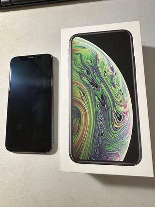 iPhone XS 64GB Gris Espacial y Airpods 2