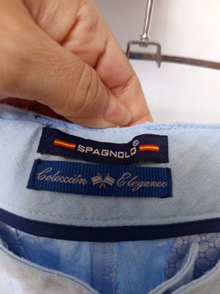Traje chaqueta niño azul claro.Spagnolo