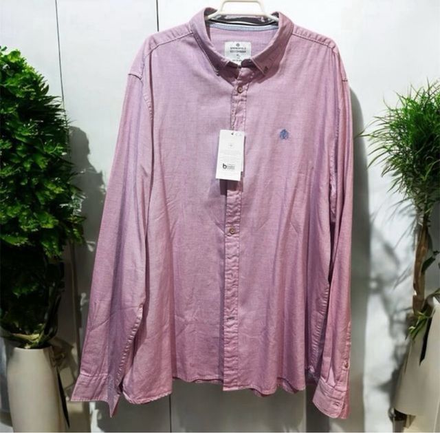 Camisa  XL rosa hombre