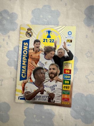 Carta Real Madrid Champions 21/22