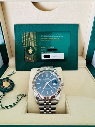 Rolex Datejust Azul 41mm