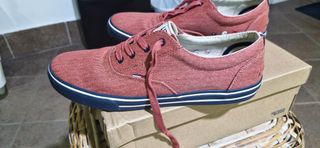 Zapatillas Tommy Hilfiger rojas, talla 45