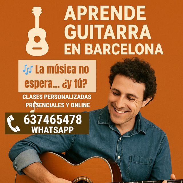 Clases de guitarra personalizadas