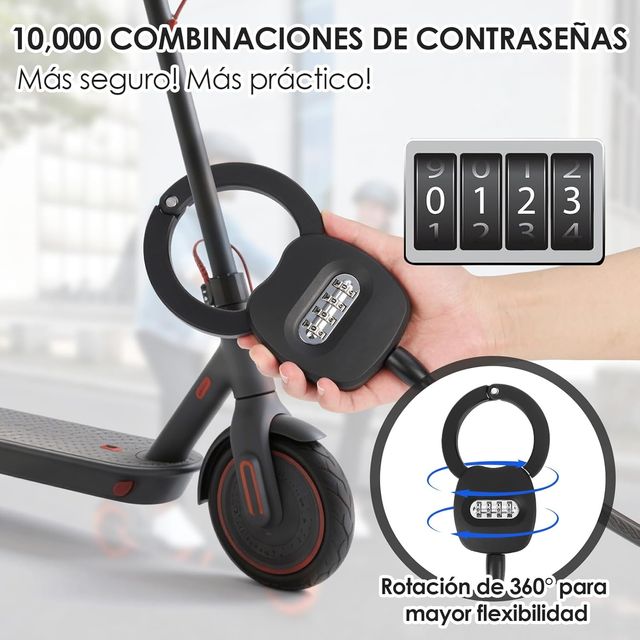 Candado Patinete Eléctrico