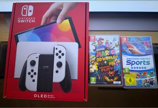 Nintendo Switch OLED Blanco!