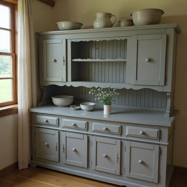 Credenza in legno marrone