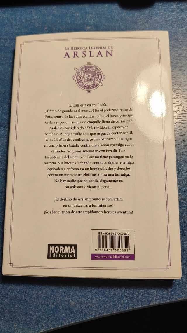 LA HEROICA LEYENDA DE ARSLAN 1 (Spanish Edition)