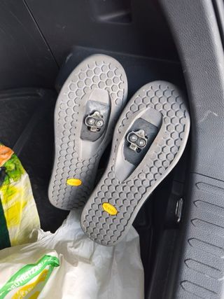 Zapatillas bici gris talla 44