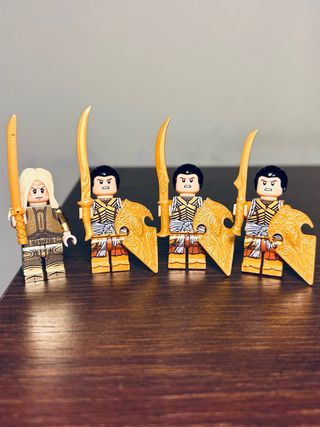 Warrior Elves figure compatibili con lego
