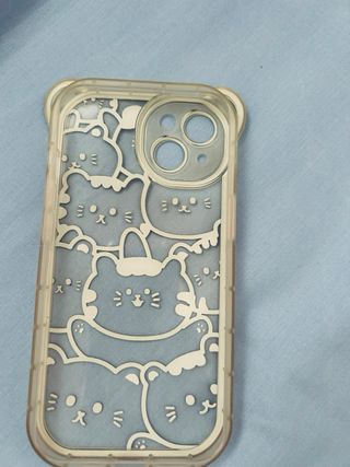 Funda iPhone 14 con diseño de gatitos