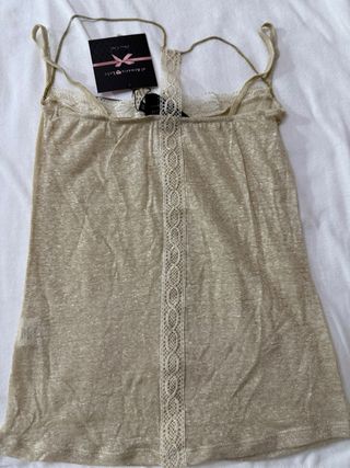 Top tirantes beige - NUEVO