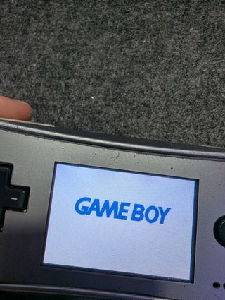 GameBoy Micro gris plata