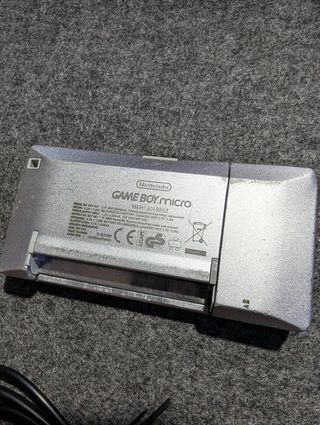 GameBoy Micro gris plata
