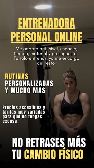 Planes de entrenamiento personalizados