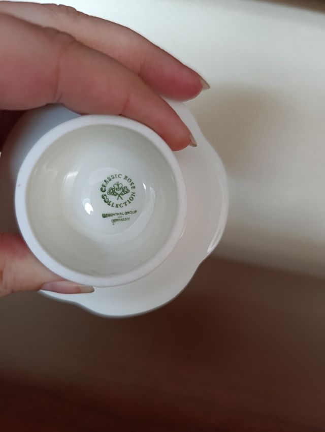 Portavelas porcelana 