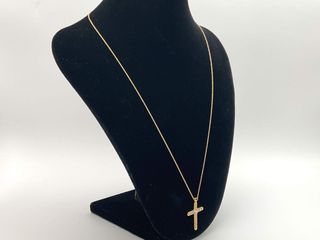 cadena oro 18k con diamante 21cm